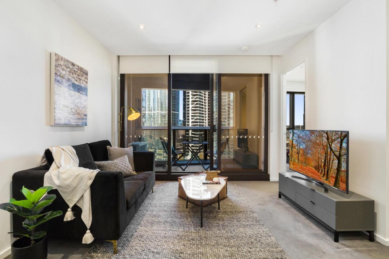 Stylish 2-Bed Apartment Near Southbank Restaurants Melburne Exterior foto